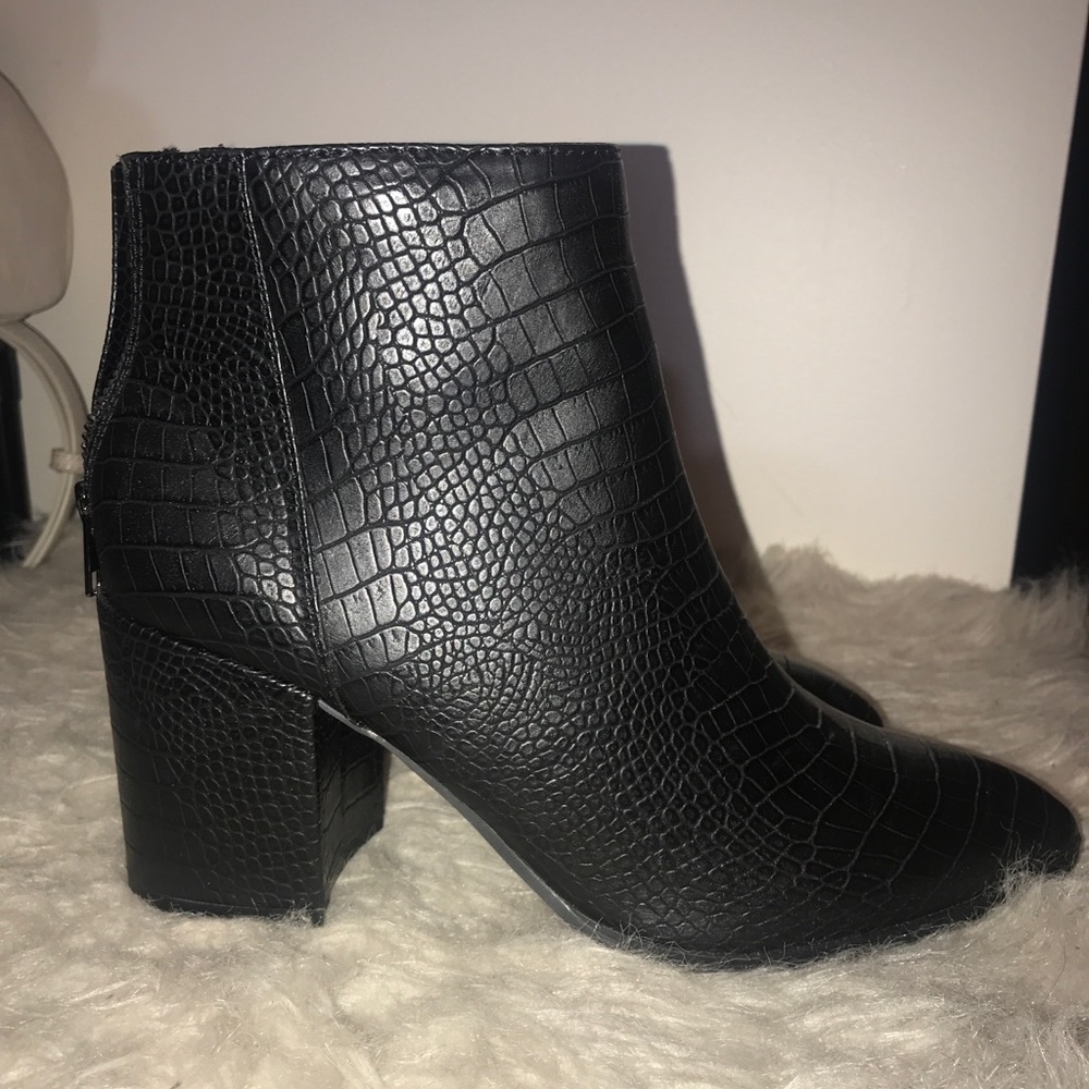 Steve Madden faux leather booties